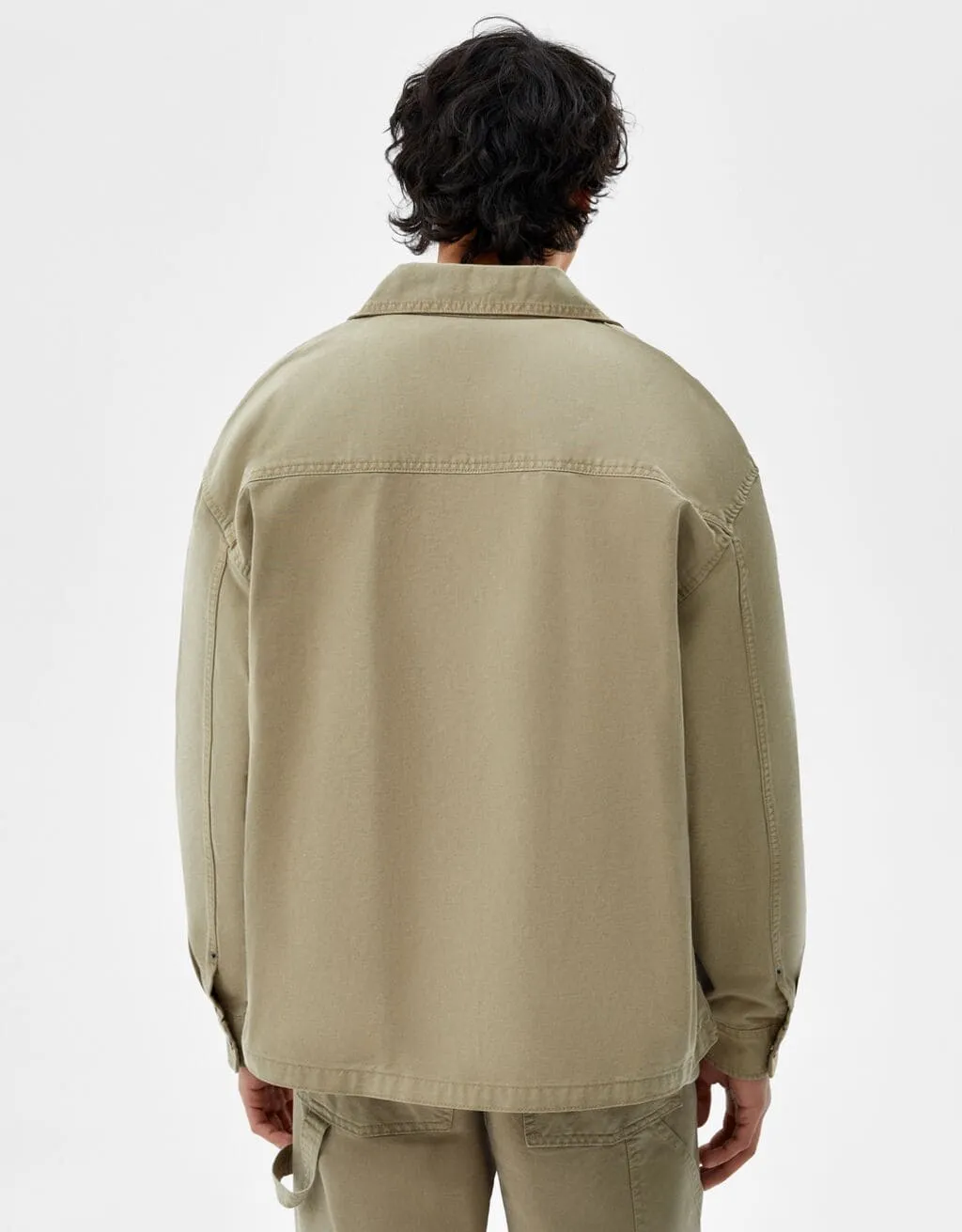 Baumwolljacke mit Reißverschluss